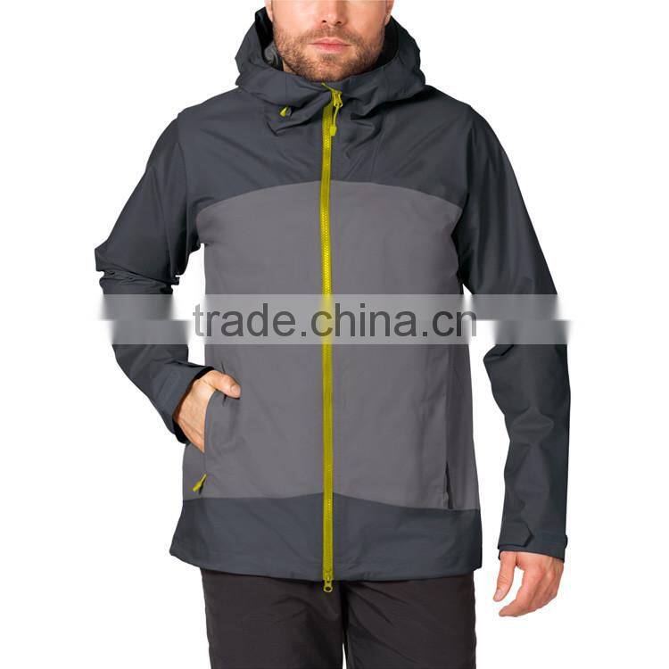 Men Weatherproof Tape Seamed Jacket for Active Hiking