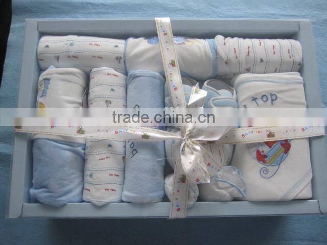 OEM Hight Quality New Born Baby Infant Gift Set Baby 10Pcs Clothing Set