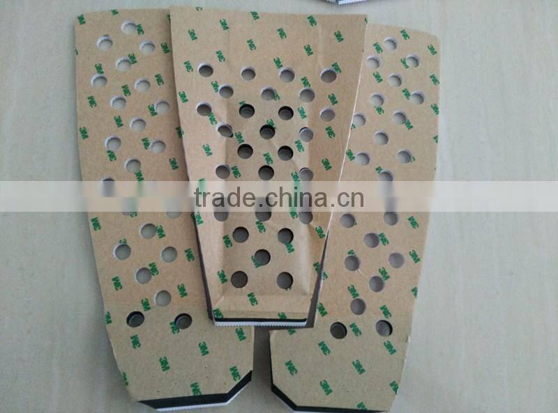 Surfing Traction Front And Tail Pads Customized Pattern Color Surf Tail Pad