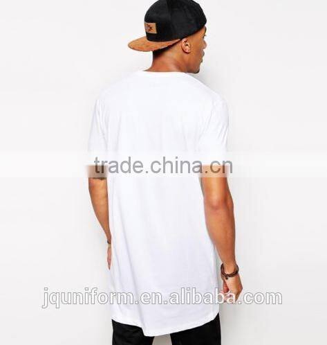 China Apperal Wholesale Men Clothing Blank High Quality Longline Tall Men's Cotton t shirts