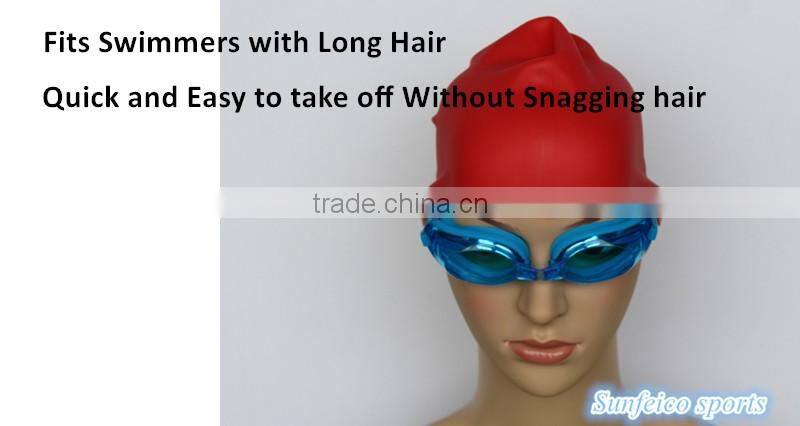 New Adult Swiming Hat Comfortable Swim Cap~7 colors~Protect Hair~Keep Hair Dry~7 colors(accept custom)