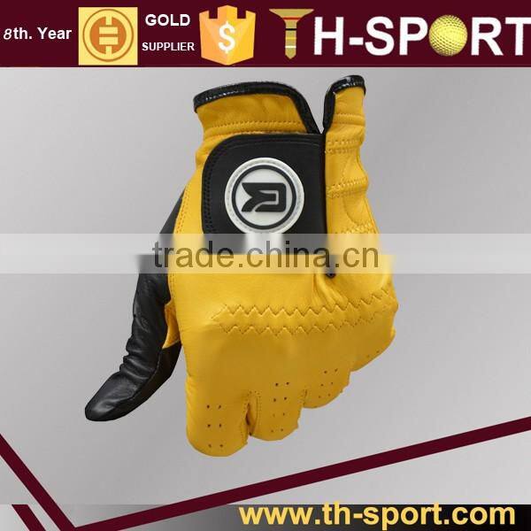 Latest Customized leather golf gloves for sale