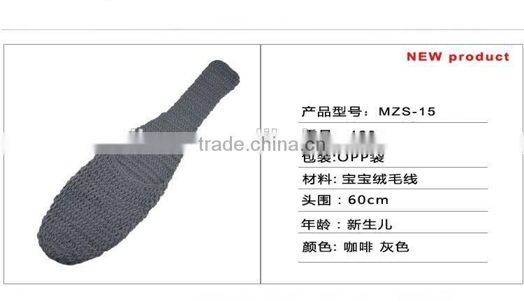 Photography prop Crochet baby swaddle baby sleeping bag knitted baby hat photo prop