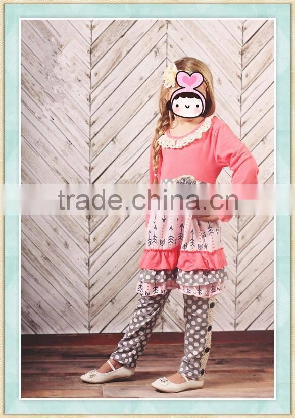 latest design baby girl clothing set spring Valentine Day girls boutique outfits baby girls kids children wholesale boutique set