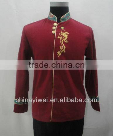 Custom long sleeves bellboy uniform for hotel