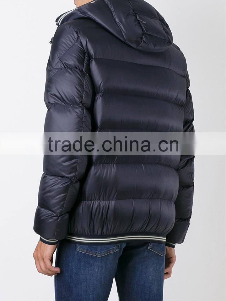 Wholesale Newly Arrived Plain Dyed Dark Blue Down Feather Cotton Padded coats made in vietnam