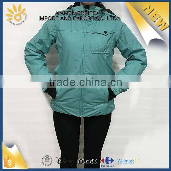 High quality custom fashion outdoor women summit ski jacket