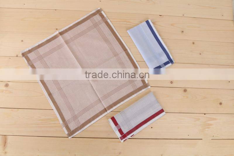 Hot sale wholesale good quality 100% cotton classic mens handkerchief