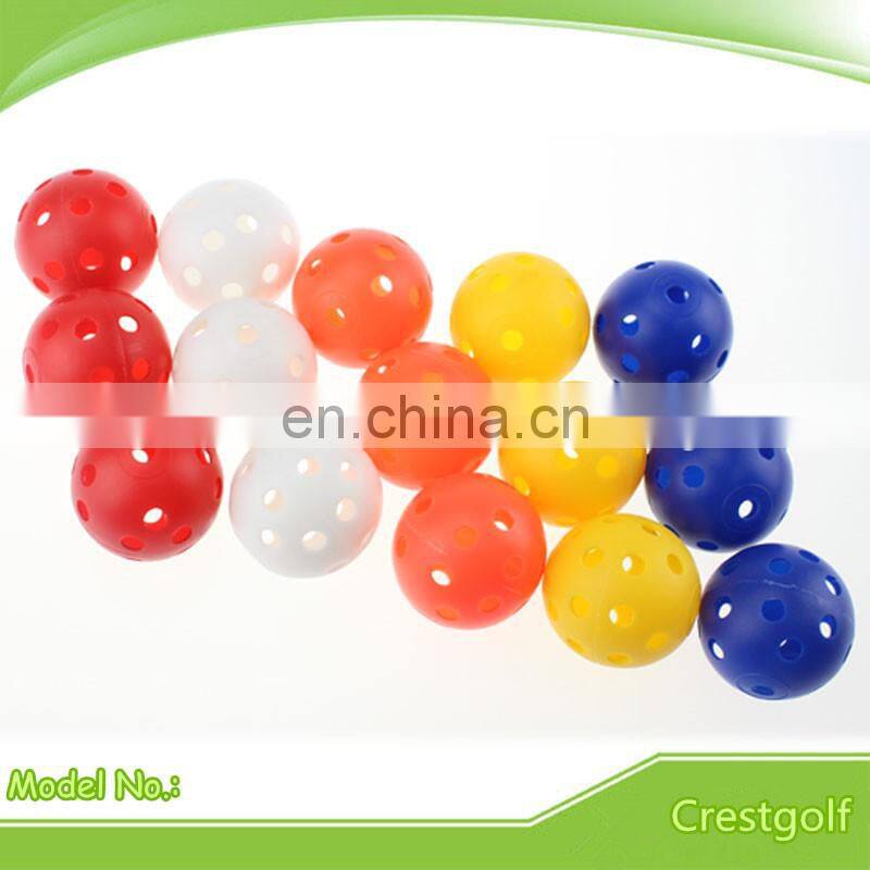 Plastic Golf Balls PE Balls Indoors Practice Range Ball