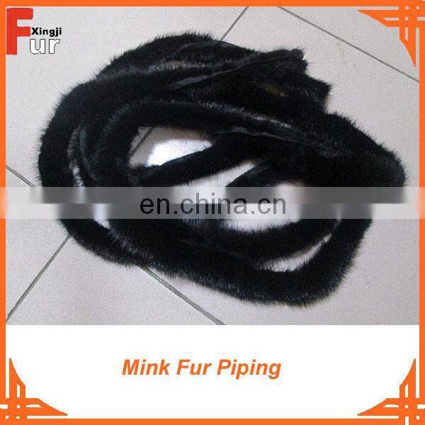 Mink Fur Piping by real mink tails