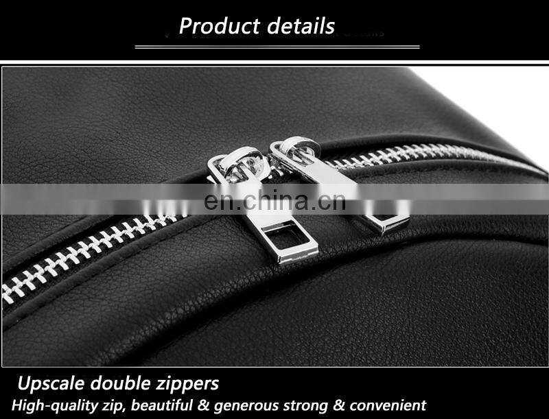 black PU teenager school bag with led backpack billboard