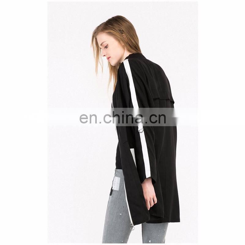 OEM service fashion plus size outwear women casual coat
