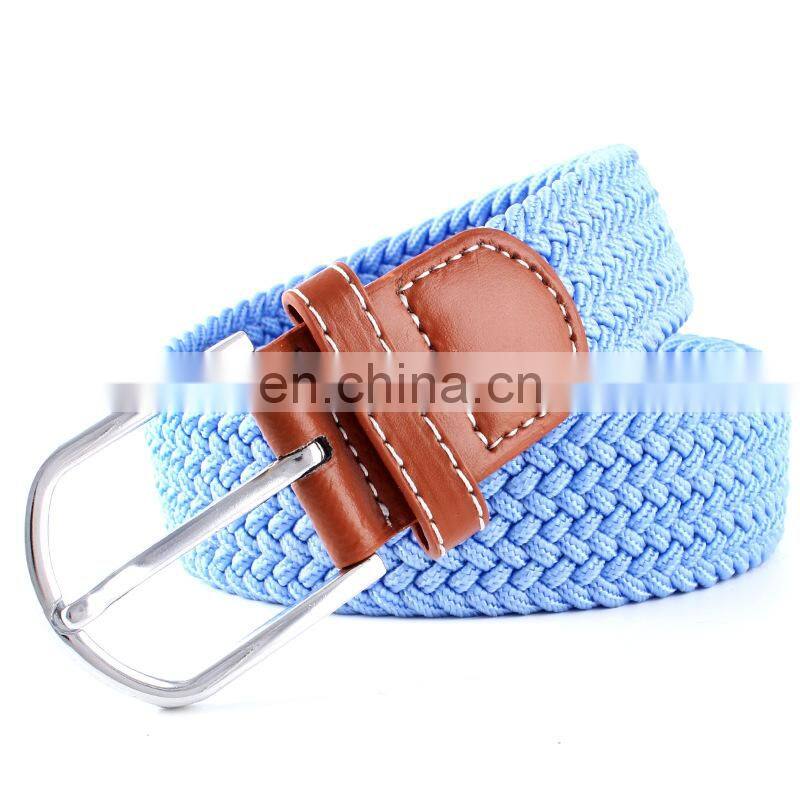 Customized colors braided elastic belts with high quality and low price