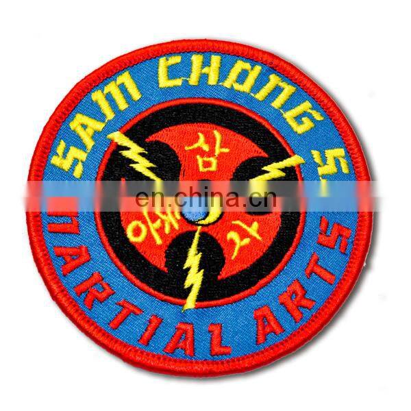 Customized iron glue embroidery patch