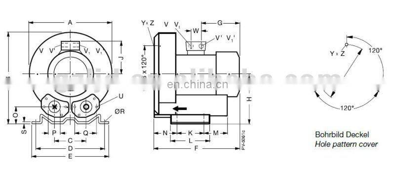 inflatable air blower,carpet dryer,rotary regenerative blower
