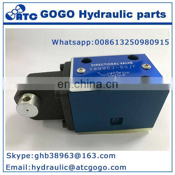 hydraulic directional control valve with mechanical and manual operation 4wmm6