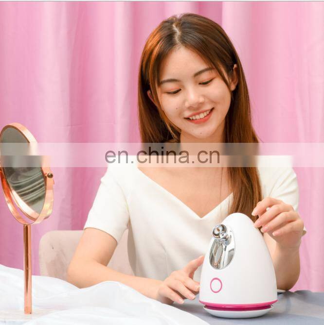 2021 Hot Sale Beauty Personal Care Facial Steamer Sprayer Face with led light Humidifier Face steamers