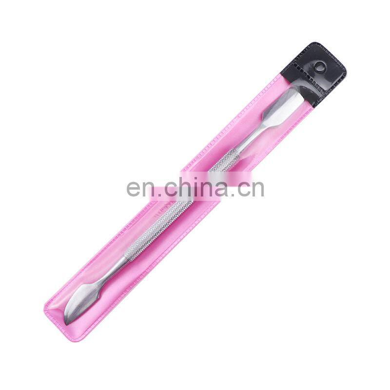 Stainless Steel Double-ended Cuticle Pusher, Dead Skin Remover Manicure Cleaner Care Nails Art Tools