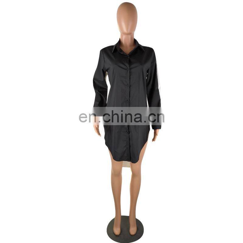 Irregular Stitching Long T-shirt Dress