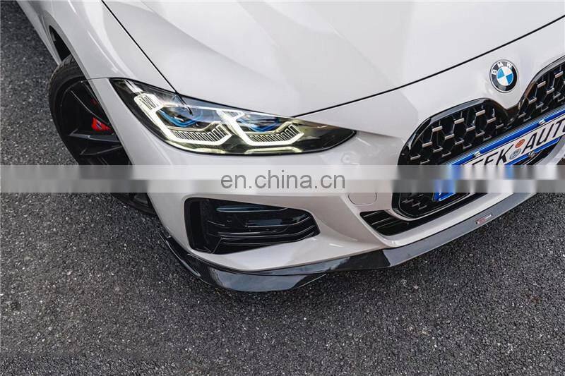 Runde Newest G22 For 2021 BMW 4 Series Carbon Fiber Front Lip 425i 430i Modified Dry Carbon Rear Lip