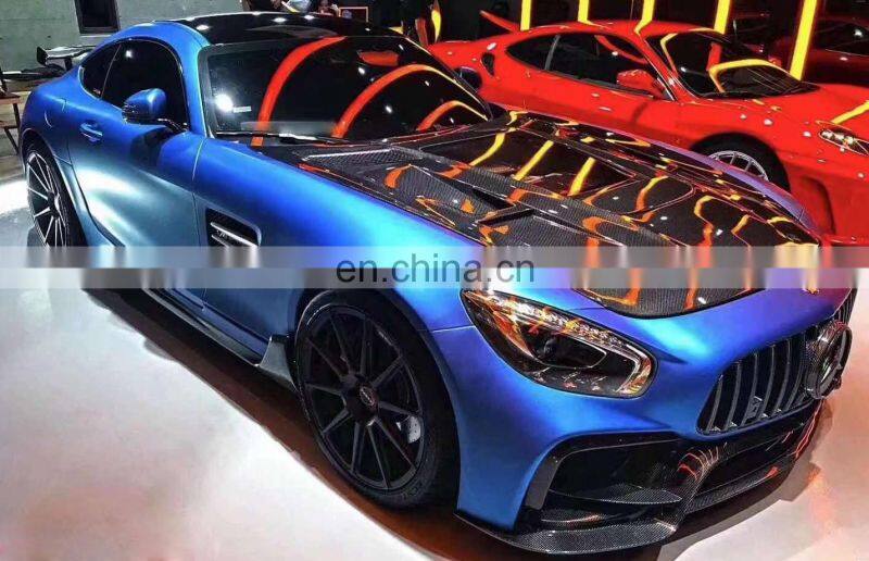 Runde For 14-19 Mercedes-Benz AMG GT GTC GTS IMP Style Body Kit Front Bumper Rear Bumper Front Lip Rear Lip Hood Side Skirt