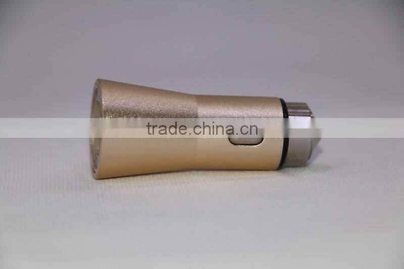 High quality with blister box OEM customized car charger 12V metal casing auto charger