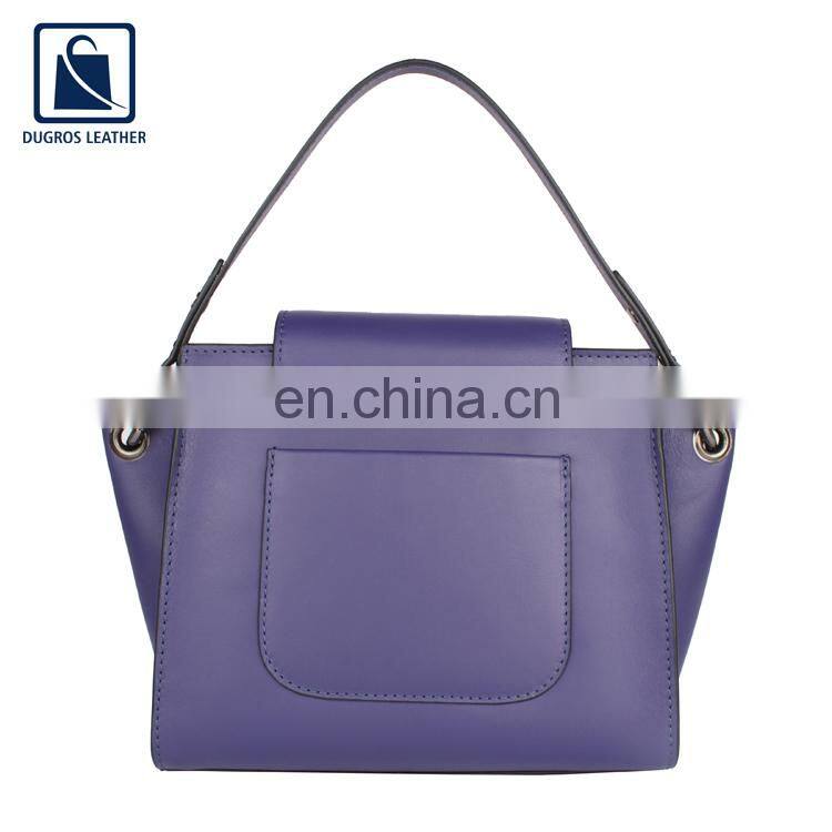 Bulk Exporter Selling Chairman Lining Material Flap Closure Type Matching Stitching Genuine Lather Women Sling Bag at Low Price