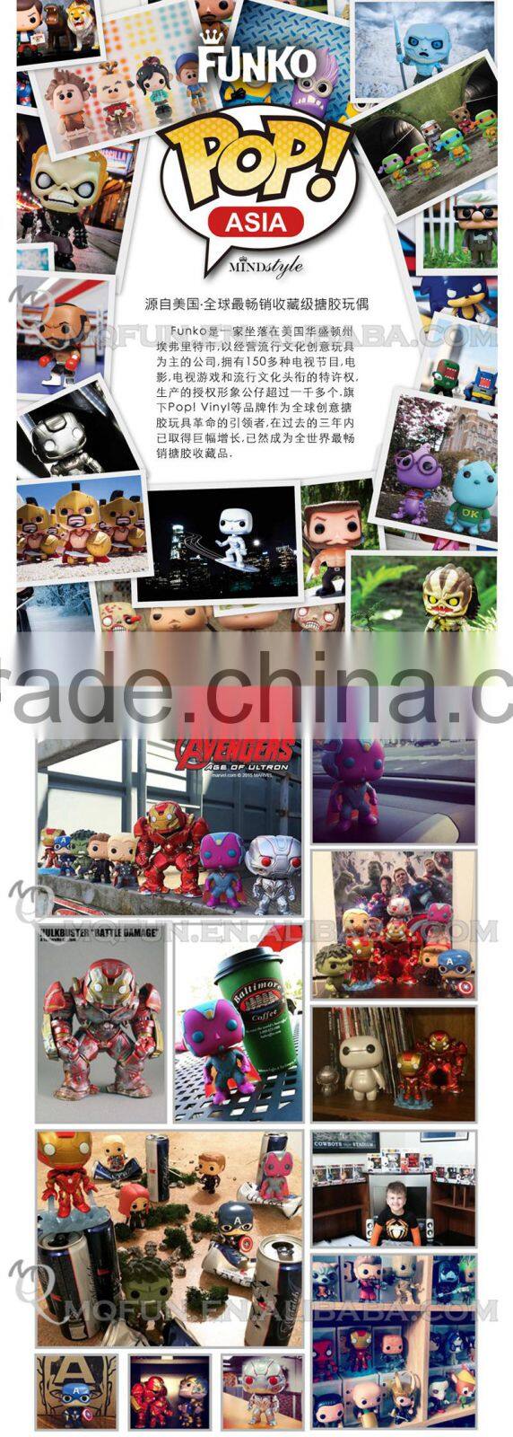 Mini Qute Funko Pop Marvel Avenger super hero Batman The Joker action figures collection cartoon models educational toy NO.FP 36