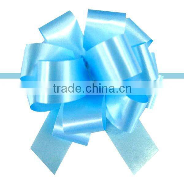 Pom Poms Pull Bow, customized pull bows for Decoration, printed ribbon bow