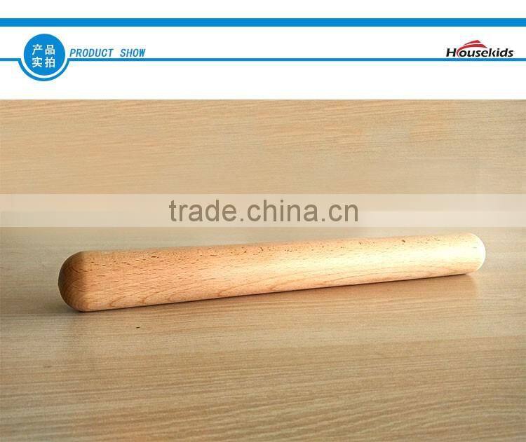 Wood Beech Rolling Pins for Baking, Dough Roller, Non-stick, Easy to Handle, Eco-friendly and Safe, Sleek and Sturdy - (11 Inch