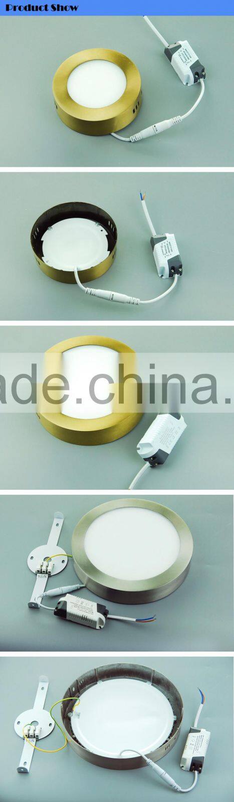 Electroplating Silver Cinnamon Finish LED Panel Light