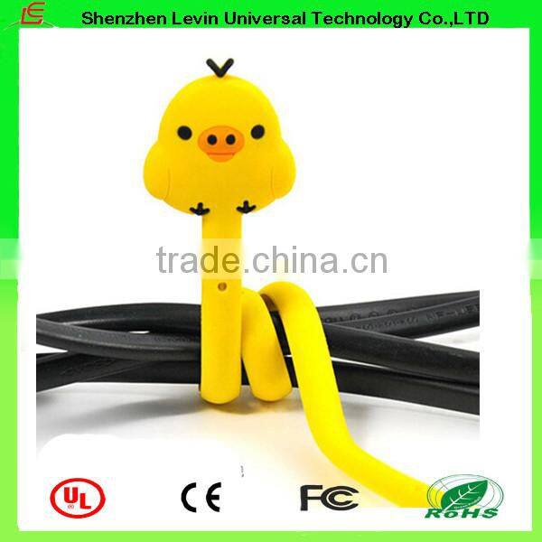 Factory Cheap Price Wholesale Lovely Wire Cartoon Data Cable