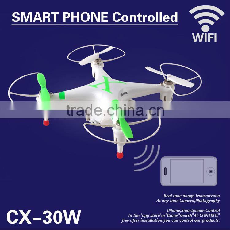 2014 Newest style cx-30W 2.4G 4CH Midium Size RC Quadcopter By wifi controll