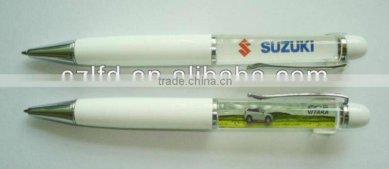 Custom design floater logo pen for promotion, Liquid ballpen,hot selling for 2015 custom shape floating pen for promotion.