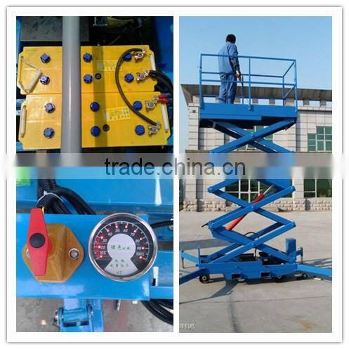 hydraulic scissor vehicle lift/car scissor lifts/1 ton hydraulic scissor lift