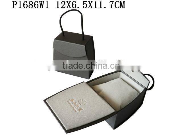 P1686W2 Cardboard Paper Watch Box wIth Snap