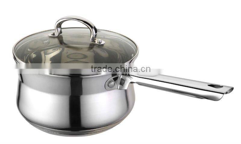Non-stick stainless steel cookware set