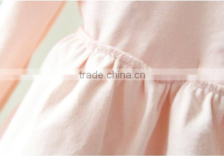 2015 Latest design autumn baby girls dress infant lace princess dresses