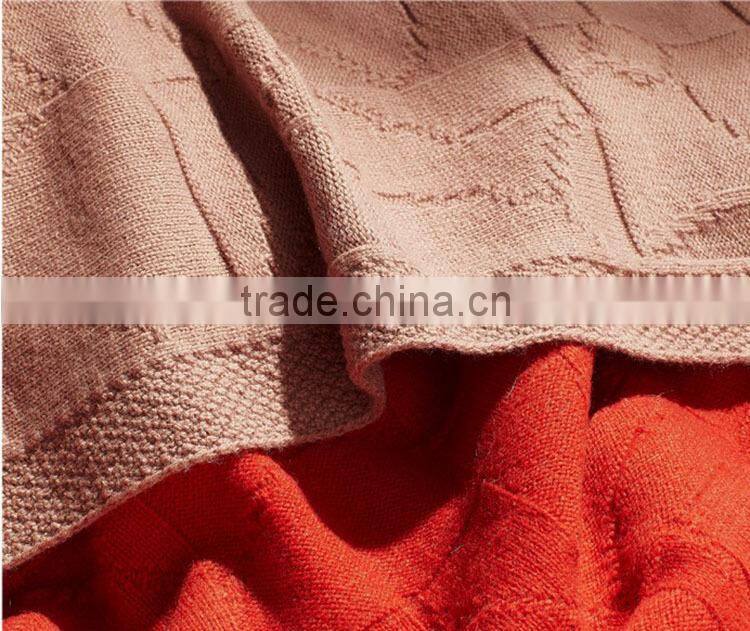 Fashionable new design zhejiang love cute woven colorful handmade wool blankets