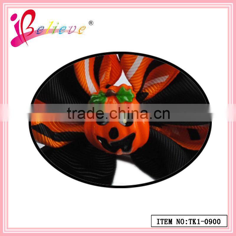 2014 Crazy hot sale wholesale holiday hair accessories ribbon bow halloween headband (TK1-0900-1)