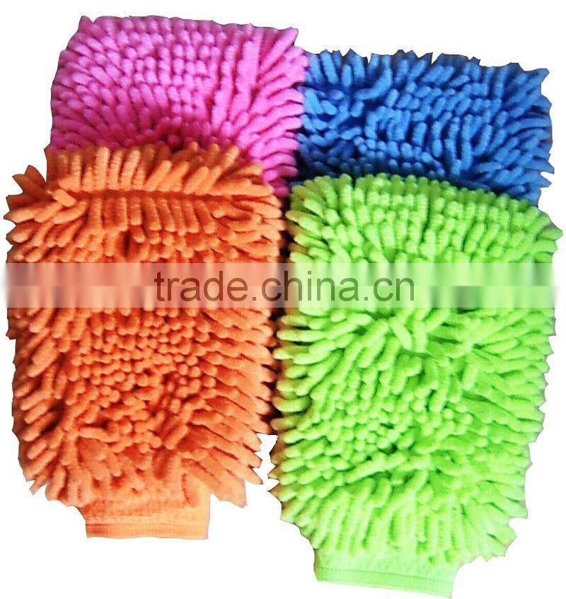 car cleaning mitt gloves/ car washing mitts/Microfiber scratch-free gloves