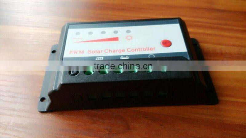 Factory supplier 12V/24V solar charger controller, pwm solar charge controller manual, 5A/10A price solar charge controller