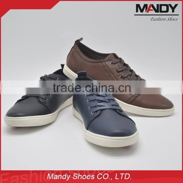 Fashion classy comfortable cheap pu leather shoes for men 2016