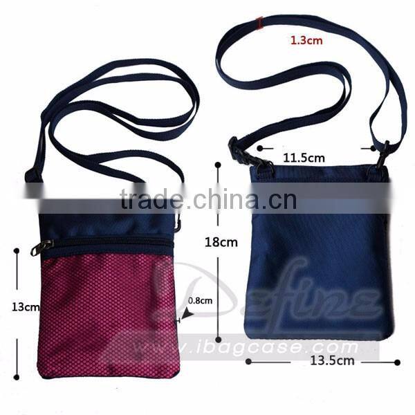 Mobile Phone Passport Documents Anti Theft Neck Travel Bags