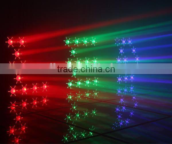 Super power and Multi-color Six Angle of beam light