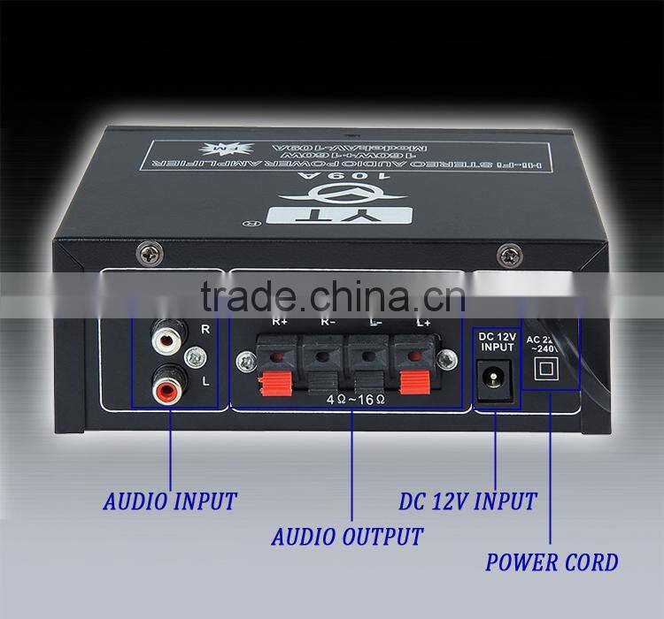 Audio active subwoofer amplifier YT-109A with Soft antenna