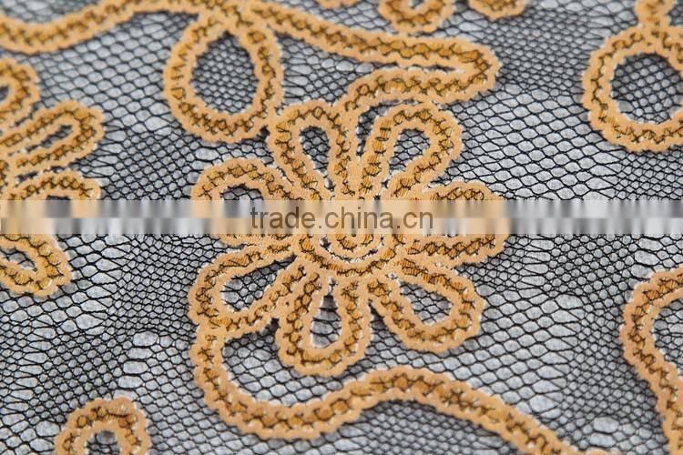 wholesale cheap guipure white cotton lace embroidery beautiful fabric samples of lace for dress