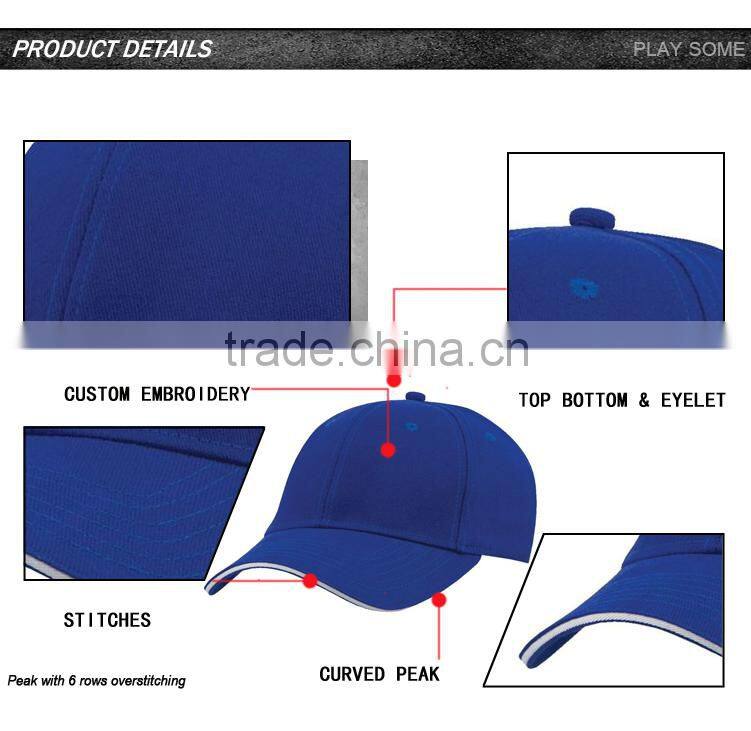 Blank 6 panel cap hat to custom high quality jamaica cap