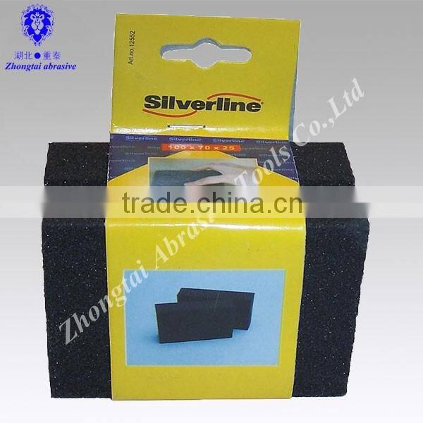 Gray high densuty foam sanding sponge or sanding block