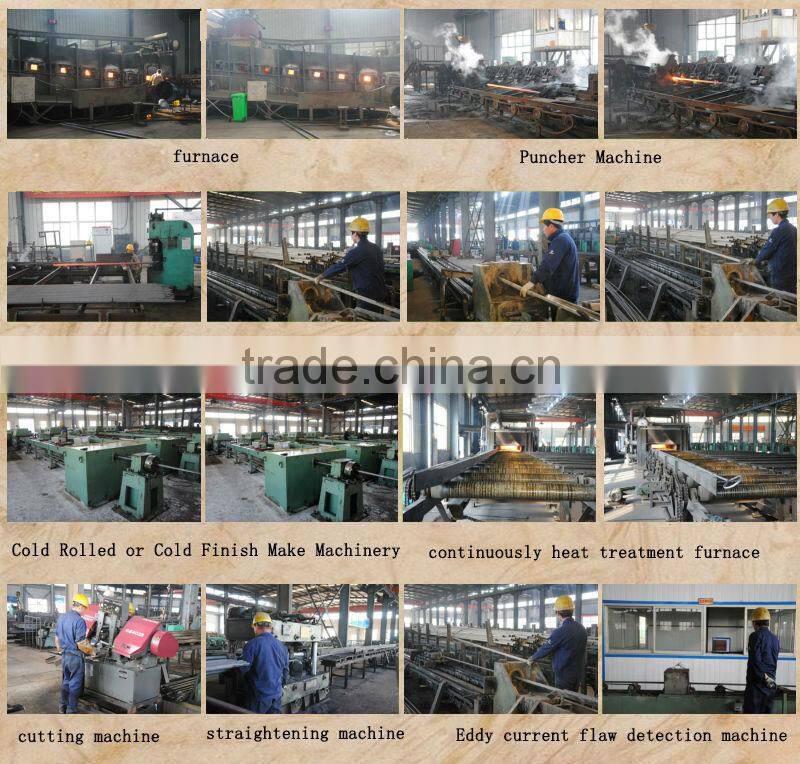 Seamless Steel Pipe DIN 2391 Standard CK45 for push rod